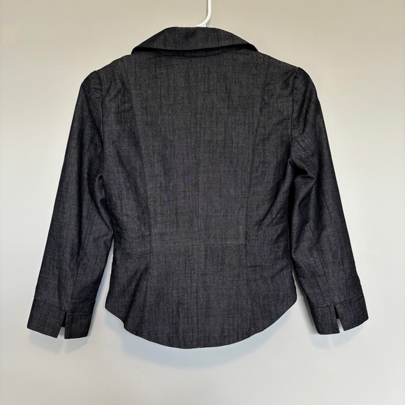 Urban Behavior Women's XS Blazer Retro Preppy Fitted Y2K Cropped Blazer Chic - Picture 7 of 10